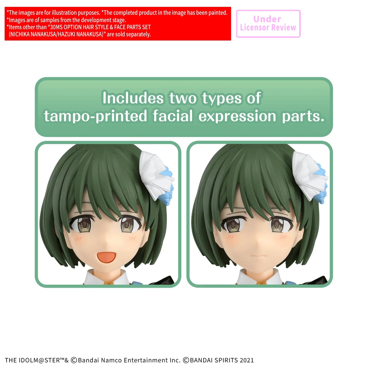 30MS OPTION HAIR STYLE & FACE PARTS SET (NICHIKA NANAKUSA/HAZUKI NANAKUSA)