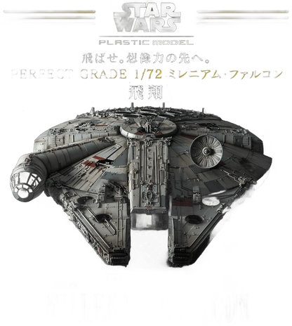 PG 1/72 Millennium Falcon Model Kit