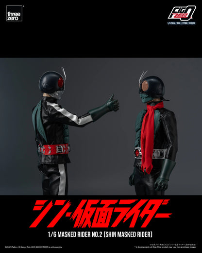 Threezero FigZero 1/6 Masked Rider No. 2 Shin Masked Rider Action Figure