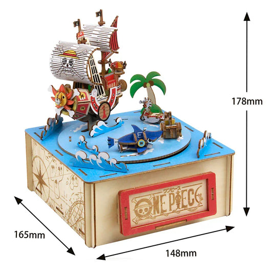 wa-gu-mi ONE PIECE Straw Hat Crew with Music Box
