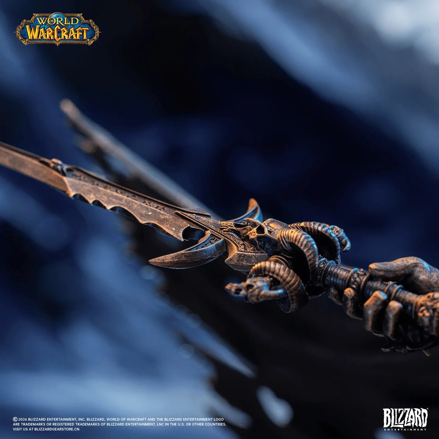Blizzard World of Warcraft® the Lich King 1/10 Scale Bronze-Colored Edition Statue