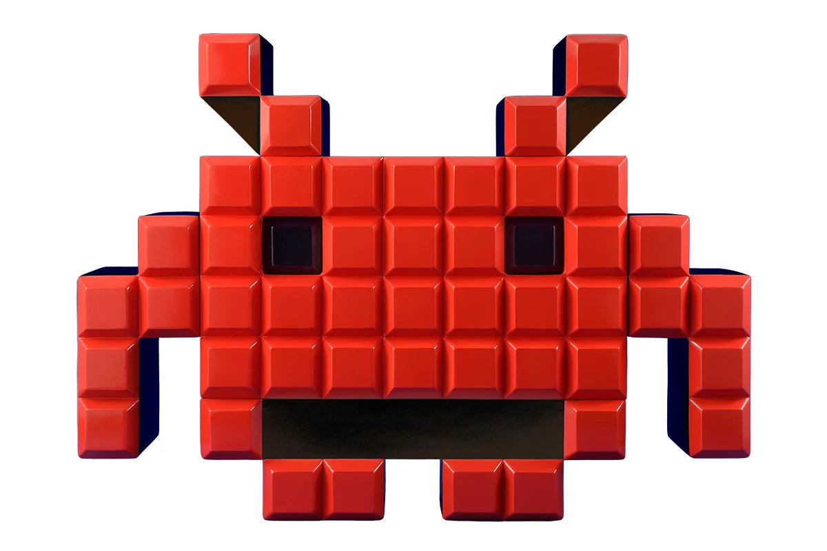 BellFine SoftB Space Invaders Crab Soft Vinyl Figure
