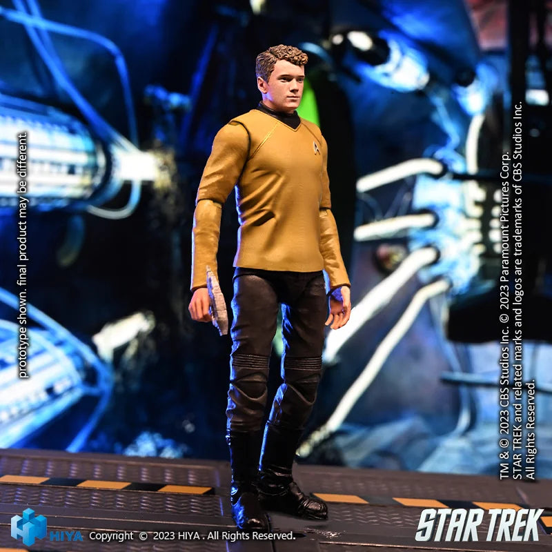 HIYA TOYS Exquisite Mini Series Star Trek 2009 Chekov 1/18 Scale Action Figure