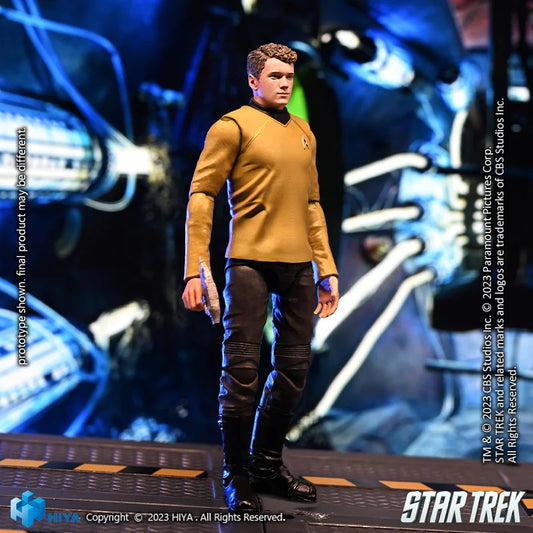 HIYA TOYS Exquisite Mini Series Star Trek 2009 Chekov 1/18 Scale Action Figure