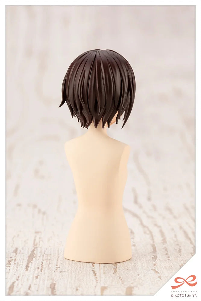 Kotobukiya After School Short Wig Type A White & Chocolate Brown Plastic Model Kit