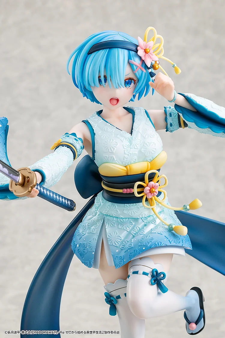 KADOKAWA Re:ZERO Rem Combat Outfit Ver. Scale Figure