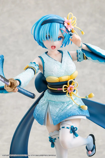 KADOKAWA Re:ZERO Rem Combat Outfit Ver. Scale Figure