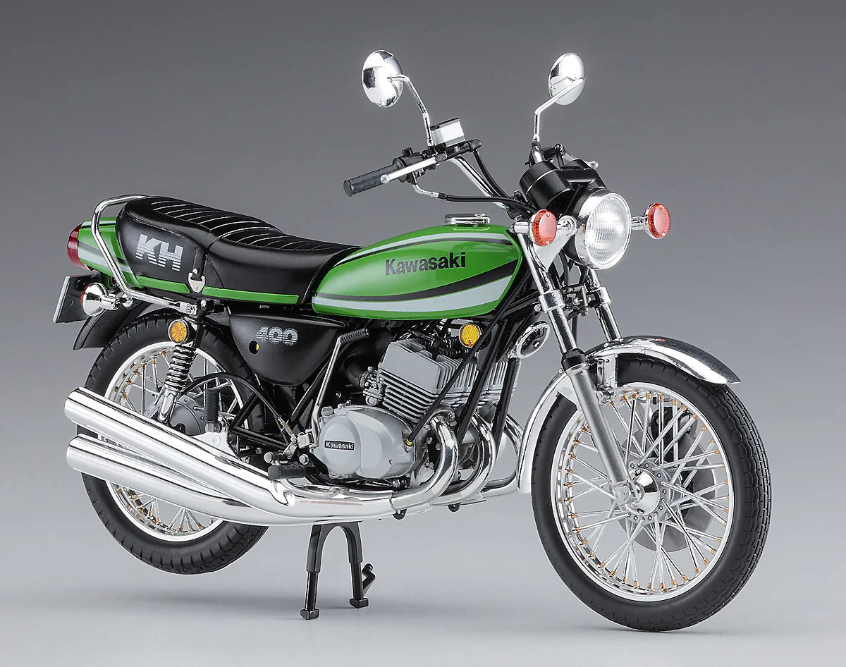 Hasegawa 1:12 Kawasaki KH400-A7 Motorcycle Model Kit