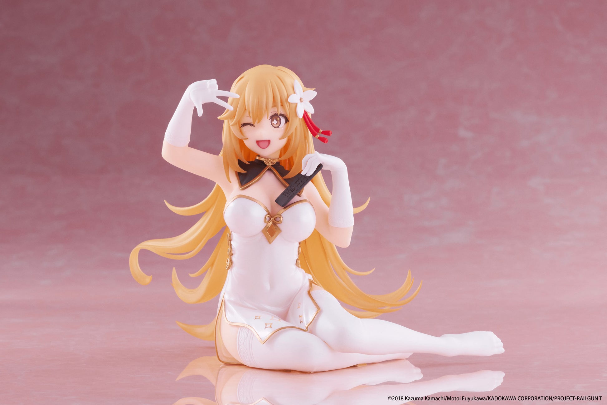 A Certain Scientific Railgun Desktop Cute Figure - Misaki Shokuho (Chinese Dress Ver.)