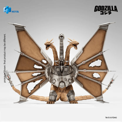 None Scale 13 Inch Godzilla vs. King Ghidorah Battle Damaged Mecha King Ghidorah Battle Damaged Action Figure