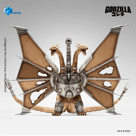 None Scale 13 Inch Godzilla vs. King Ghidorah Battle Damaged Mecha King Ghidorah Battle Damaged Action Figure