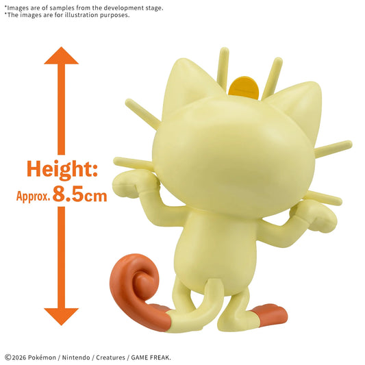 Pokémon Model Kit QUICK!! 28 MEOWTH