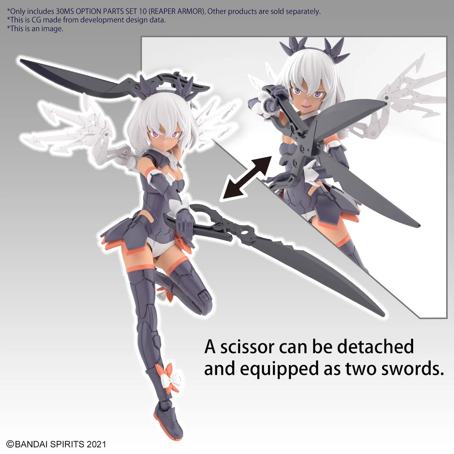 Bandai Hobby 30MS Reaper Armor Option Parts Set Accessory