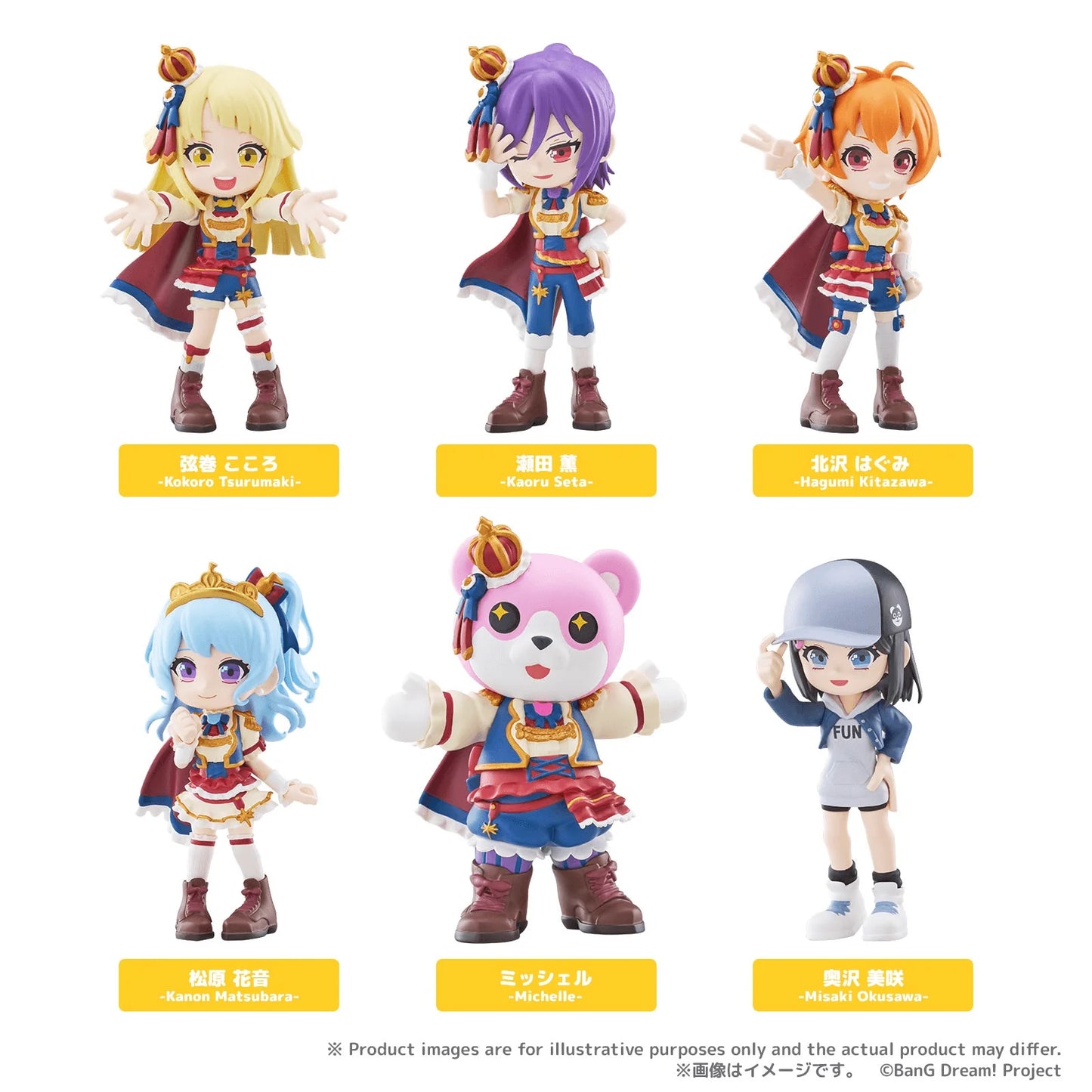 PalVerse BanG Dream! Hello, Happy World! (Set of 6 figures)