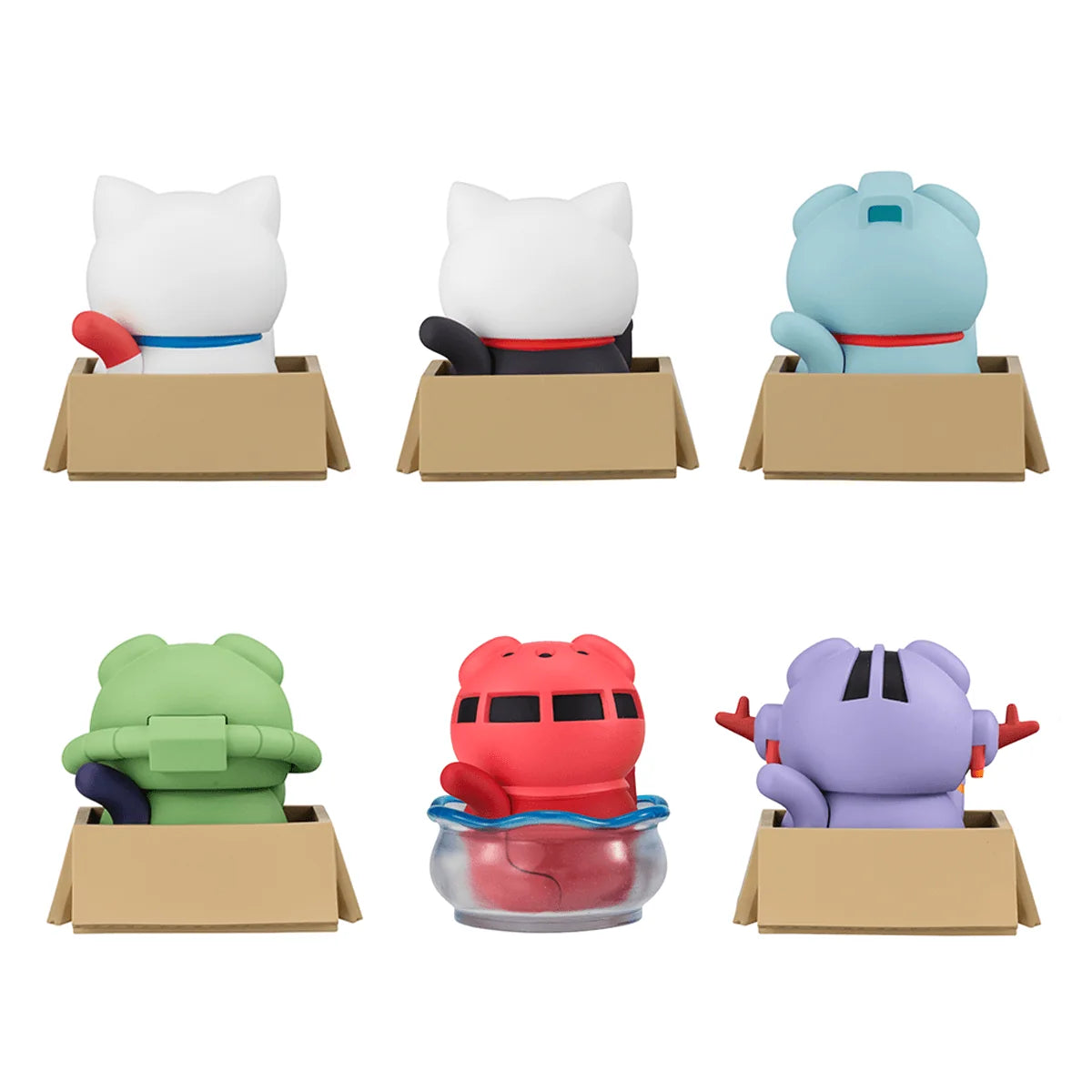 MEGA CAT PROJECT MOBILE SUIT GUNDAM NYANDAM ☆LUCKYCAT (Box of 6)
