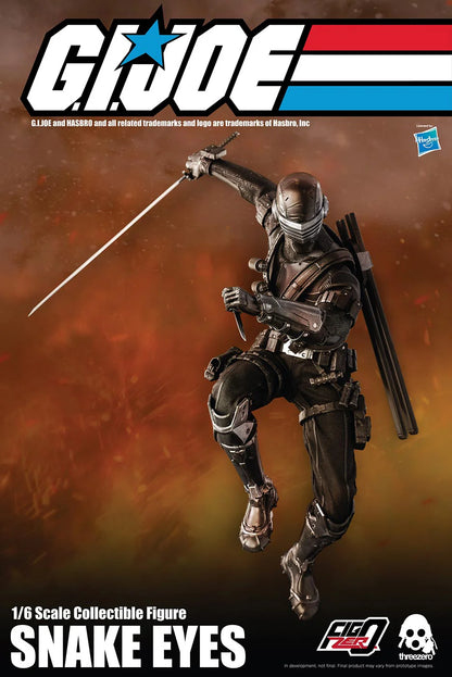 threezero Figzero G.I. Joe Snake Eyes 1/6 Scale Action Figure