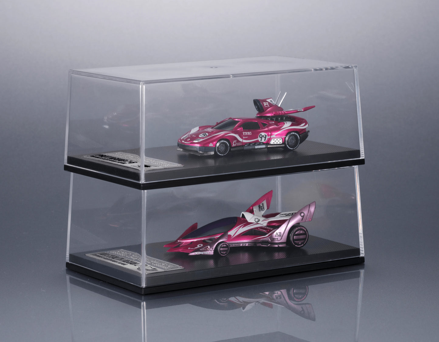 Cyber Formula Collection -Heritage Edition-Future GPX Cyber FormulaProto Jaguar Z-6 & Aoi Stealth Jaguar Z-7 set
