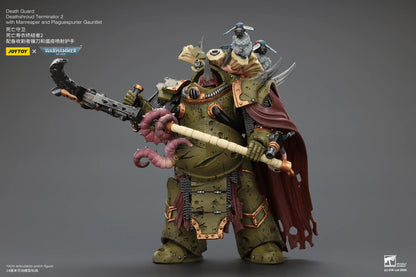 Death Guard Deathshroud Terminator 2 with Manreaper and Plaguespurter Gauntlet