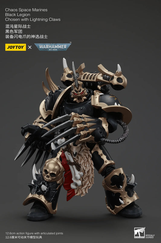 Chaos Space Marines Black Legion Chosen with Lightning Claws