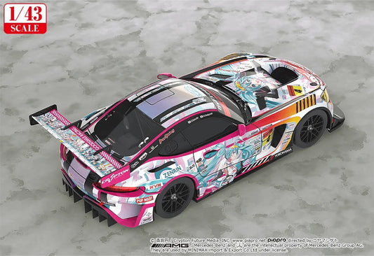 (Rerelease) 1/43rd Scale Good Smile Hatsune Miku AMG 2021 SUPER GT 100th Race Commemorative Ver.