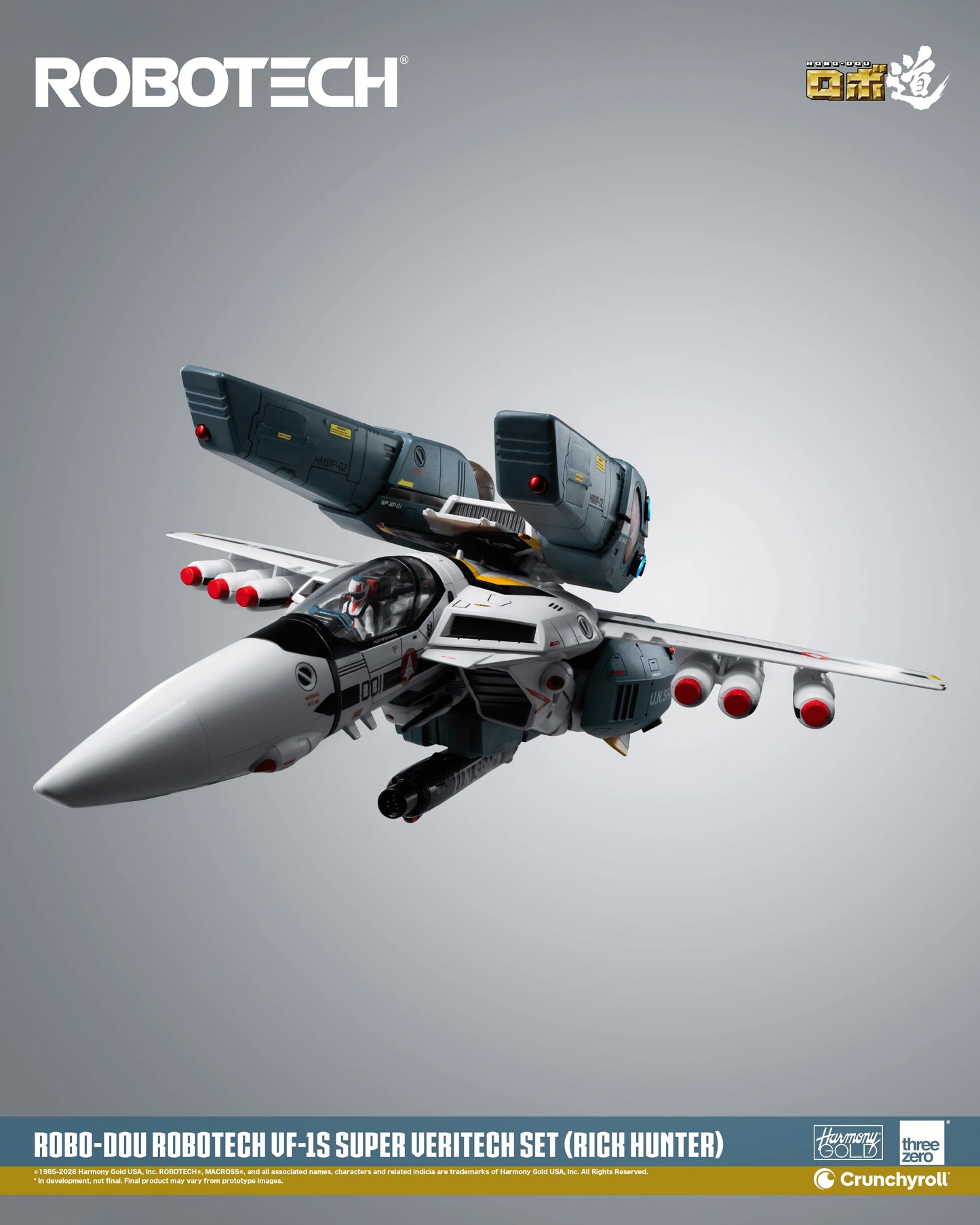 threezero ROBO-DOU VF-1S Super Veritech Collectible Figure (Rick Hunter)
