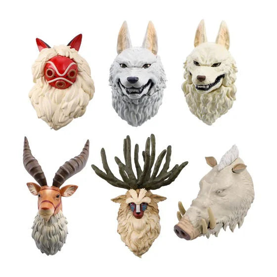 Benelic Princess Mononoke Face Magnet Blind Box Set (6-Pack)