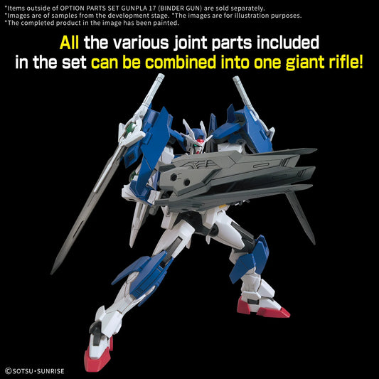 Gundam Build Fighters Try Option Parts Set 17 Binder Gun