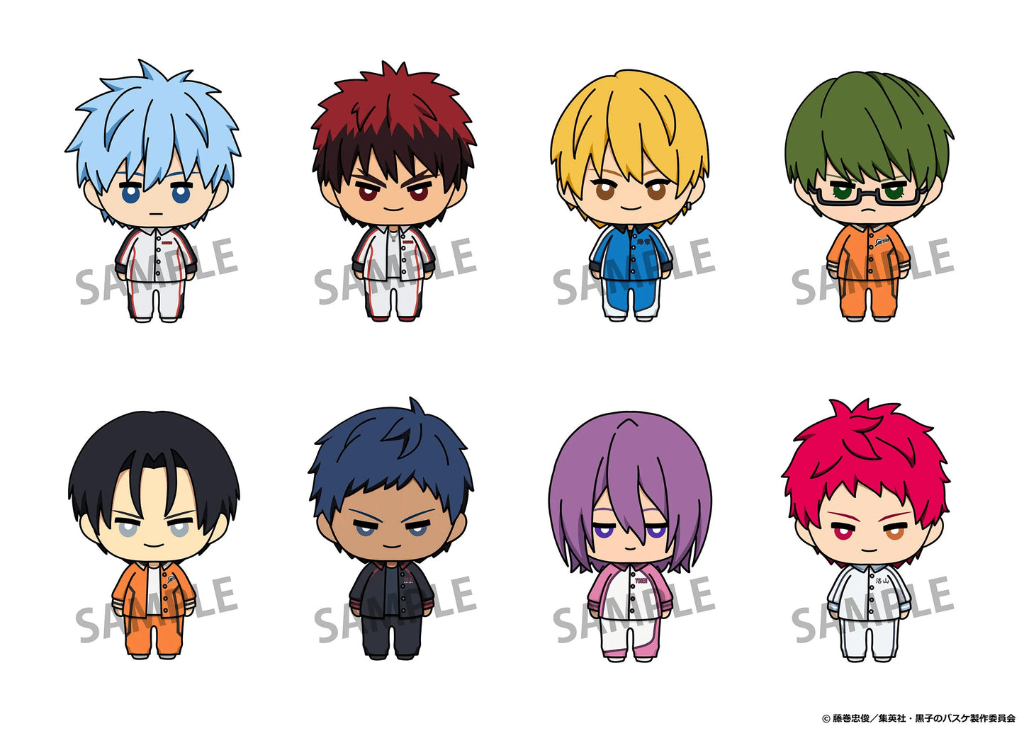 PROOF Kuroko's Basketball Mascot Figure Set (8 Designs)