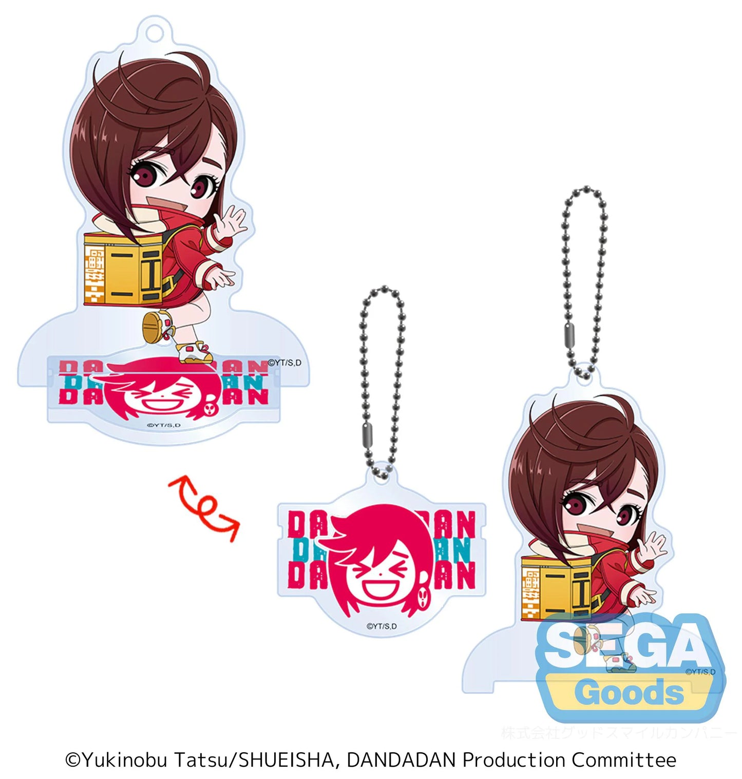TV Anime DAN DA DAN Chibi Acrylic Keychain Stand (6pc per box)
