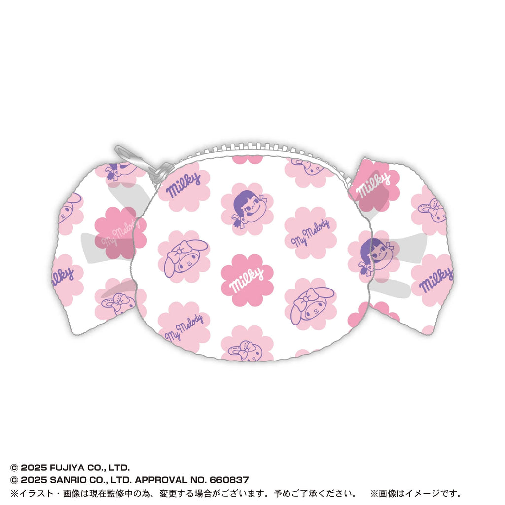 Milky×SANRIO FUWA FUWA CANDY POUCH
