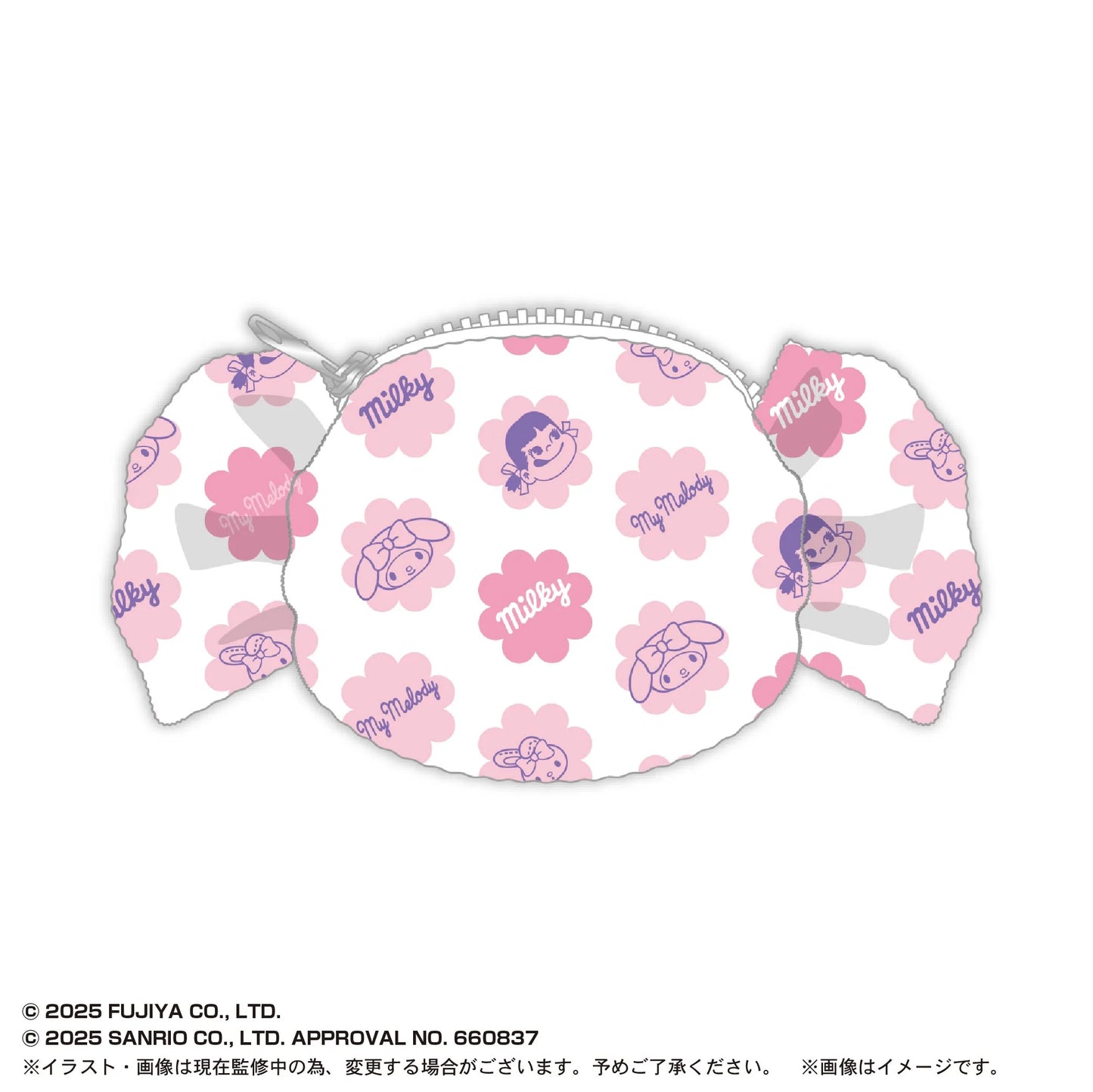 Milky×SANRIO FUWA FUWA CANDY POUCH