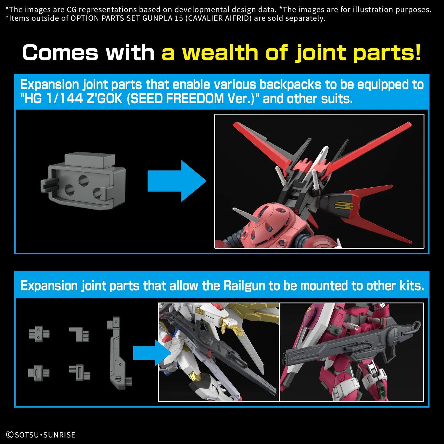 Gunpla 15 Cavalier Aifrid Option Parts Set