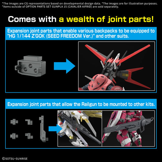 Gunpla 15 Cavalier Aifrid Option Parts Set