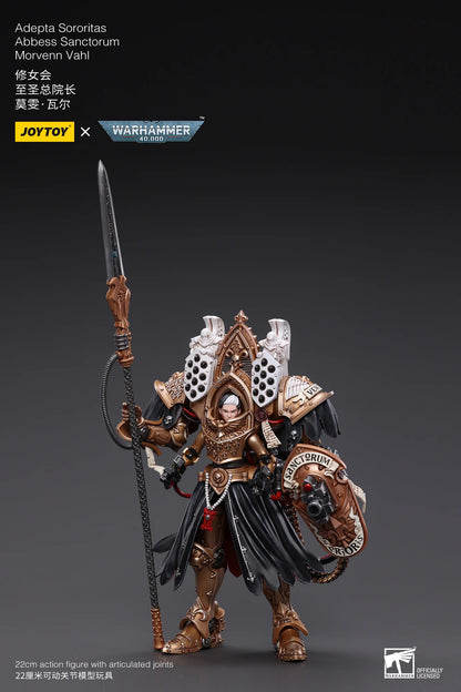 JoyToy Warhammer 40K Adepta Sororitas Abbess Sanctorum Morvenn Vahl 1:18 Action Figure