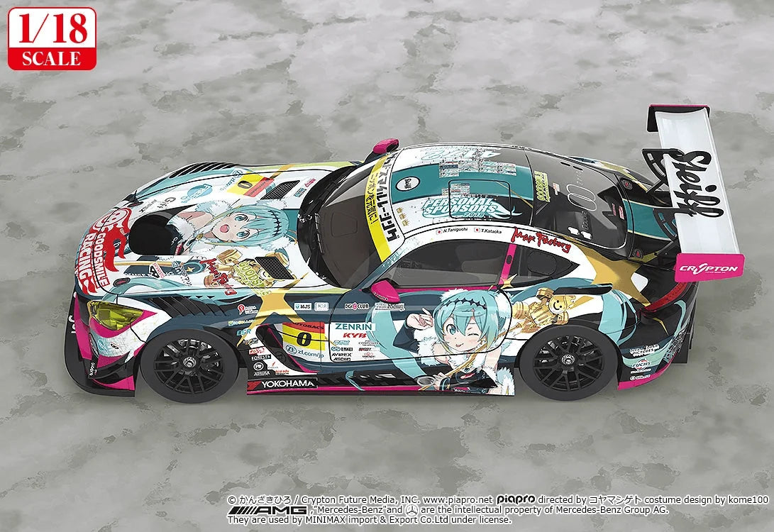 (Rerelease) 1/18th Scale Good Smile Hatsune Miku AMG: 2018 Final Race Ver.