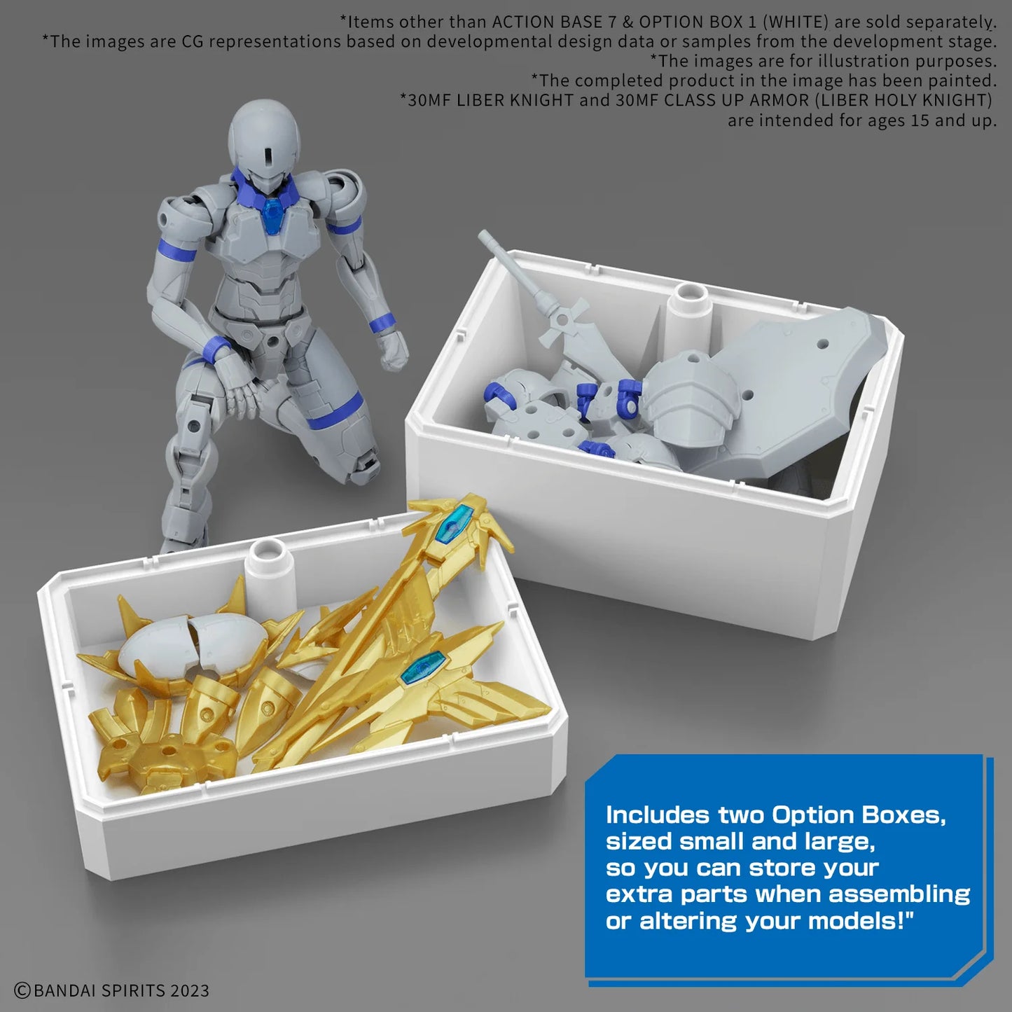 ACTION BASE 7 & OPTION BOX [WHITE]