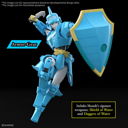 Bandai 30MF Musashi of the Water Samurai Troopers Model Kit