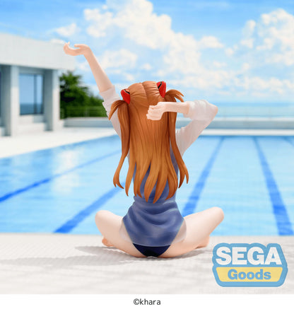 SEGA Yumemirize Asuka Shikinami Langley School Swimsuit PVC Figure