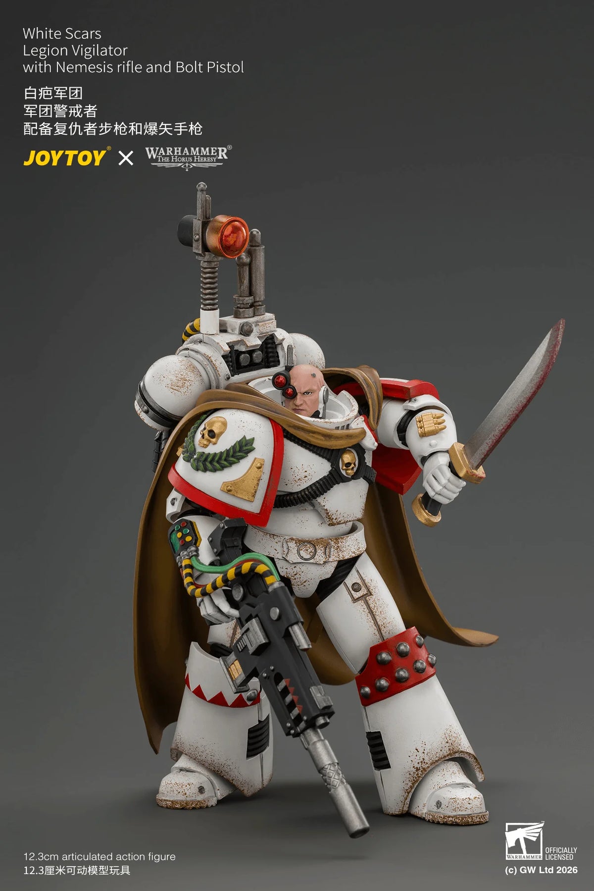 White Scars Legion Vigilator with Nemesis rifle and Bolt Pistol