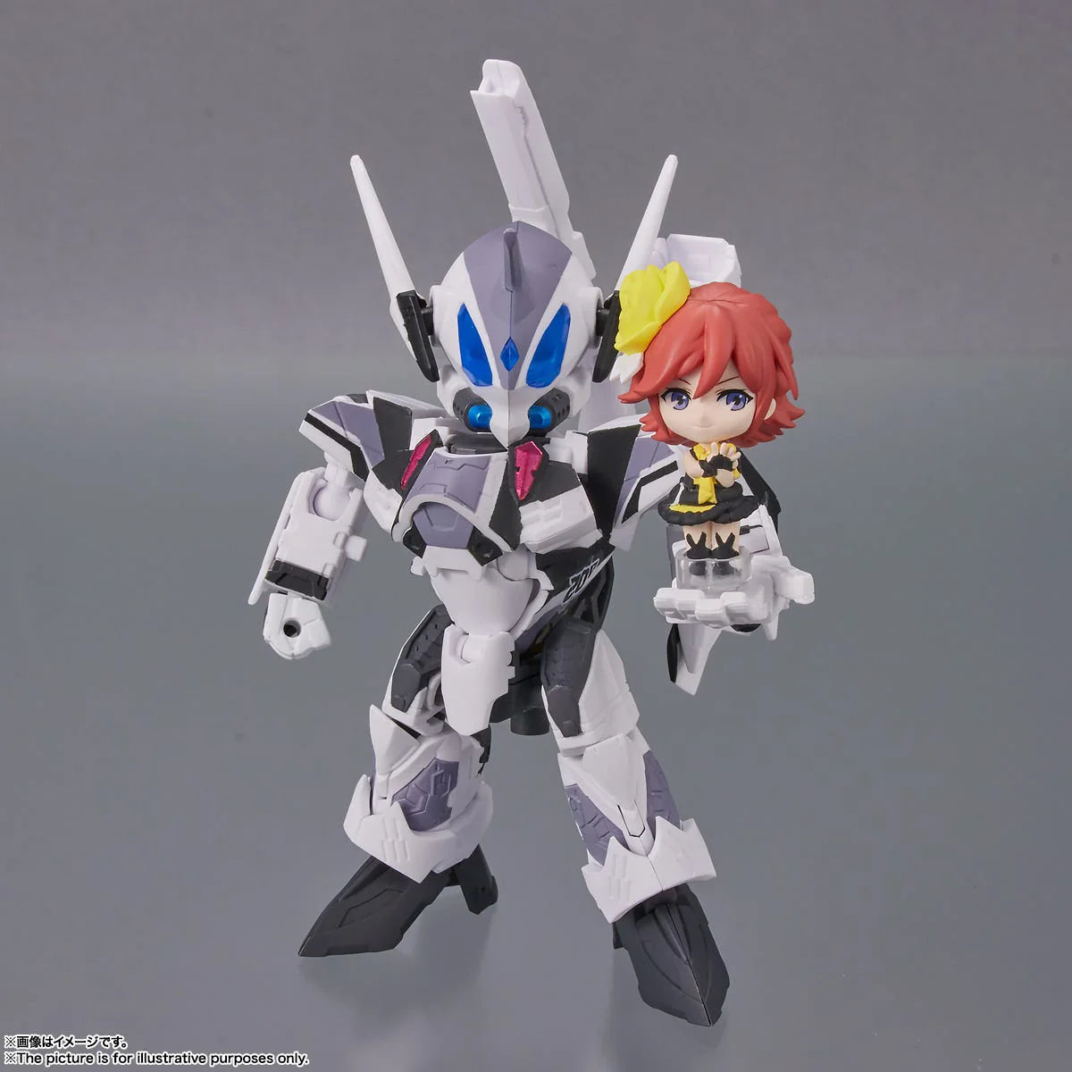Tamashii Nations Tiny Session VF-31F Siegfried Kaname Buccaneer Action Figure