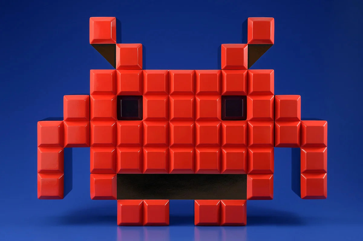 BellFine SoftB Space Invaders Crab Soft Vinyl Figure