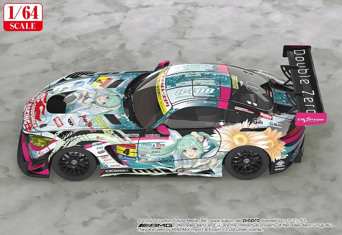 (Rerelease) 1/64 Scale Good Smile Hatsune Miku AMG 2017 SUPER GT Ver. - Release Date: 05/2027