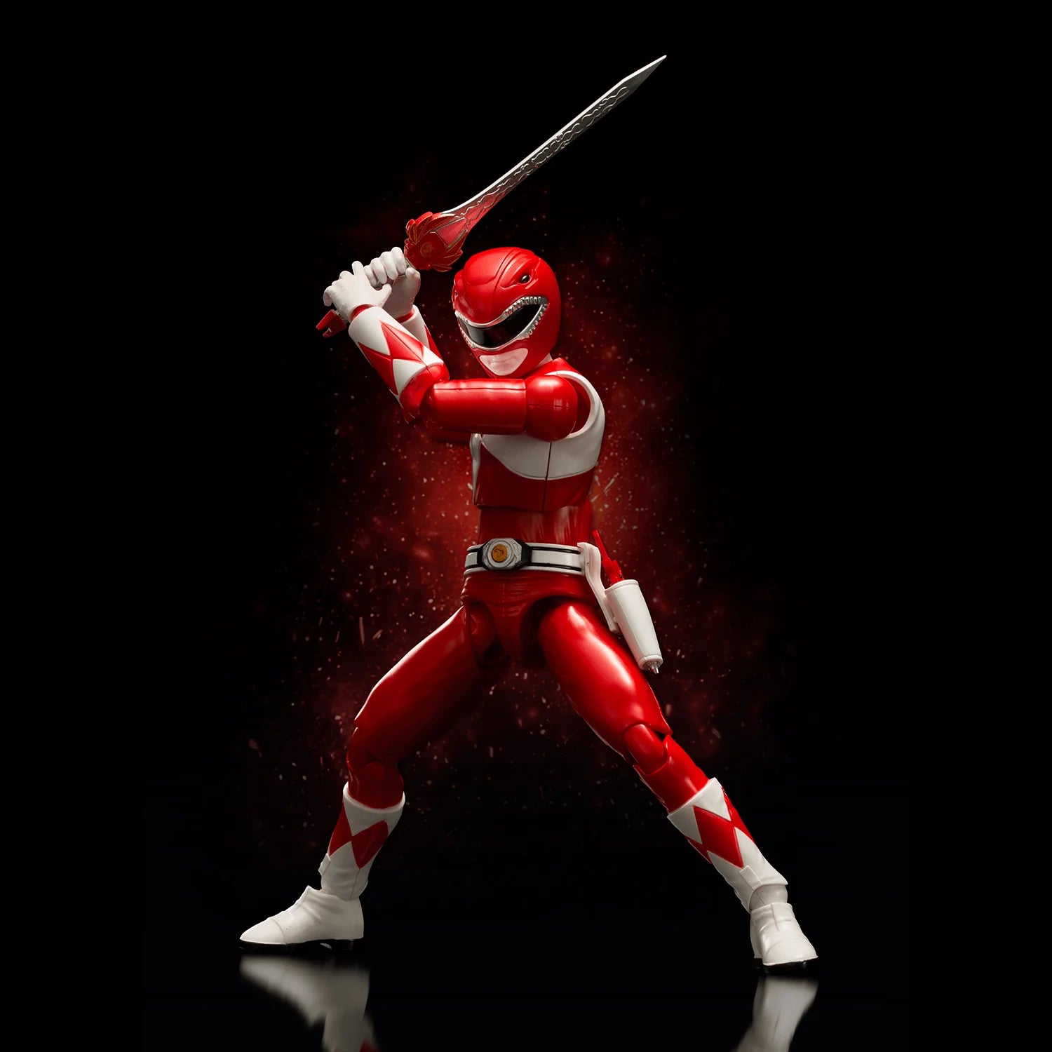 Flame Toys Furai Model Power Rangers Red Ranger Action Figure