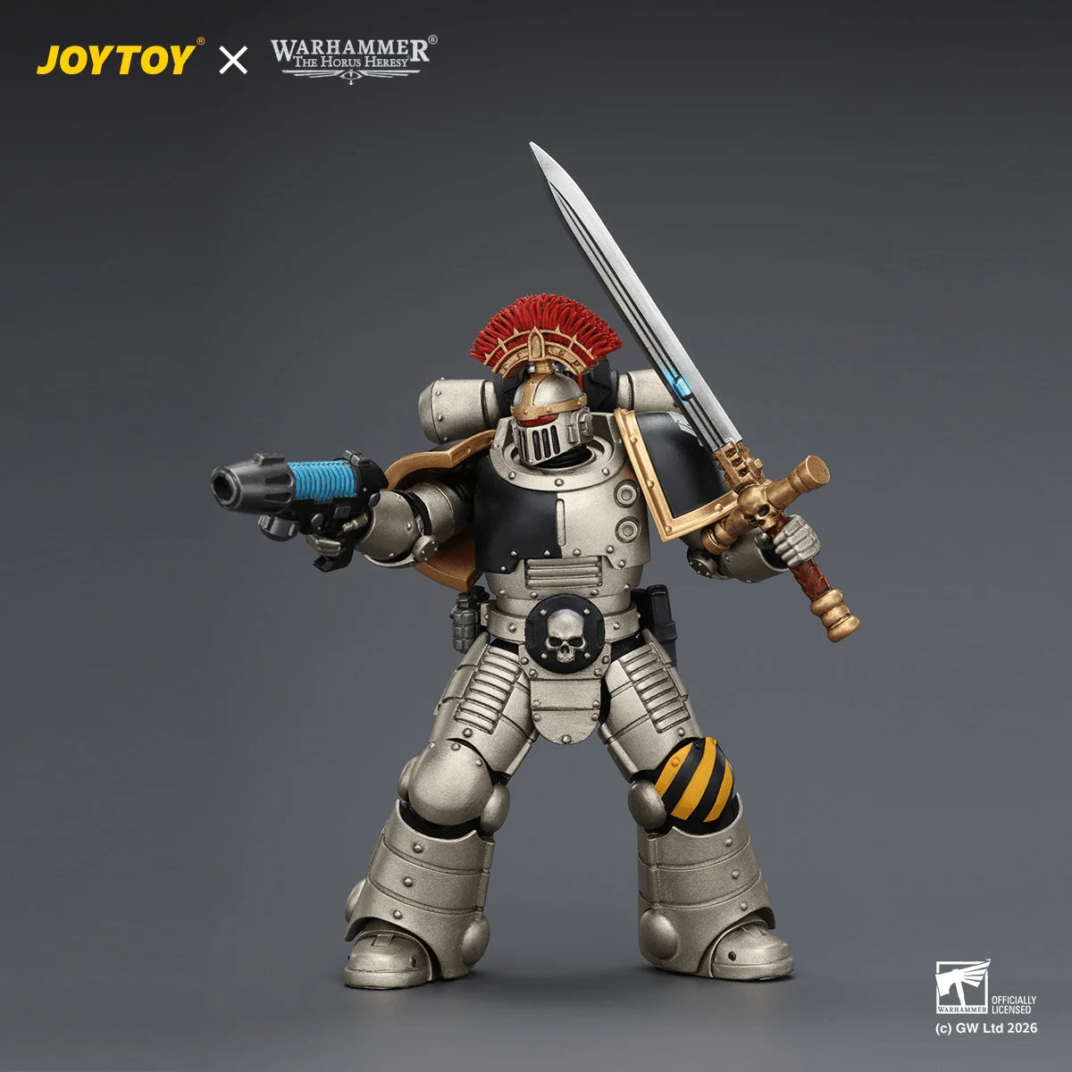 Iron Warriors Mkll Tactical Sergeant with Power Sword, Bolt Pistol and Plasma Pistol