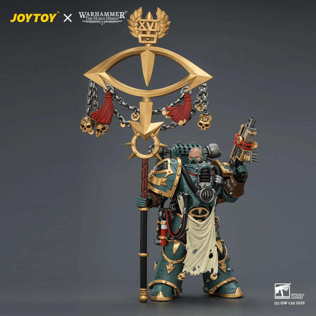 JOYTOY Warhammer 40K Sons of Horus Maloghurst the Twisted Action Figure