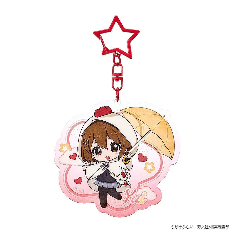K-ON! Fluffy Rain Series Collectible Acrylic Keychain