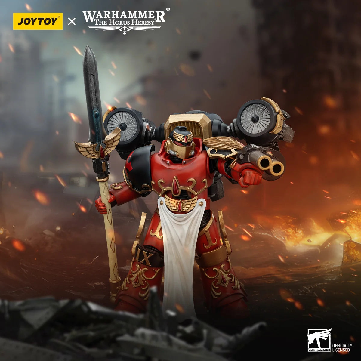 JOYTOY Warhammer 40K Blood Angels Dawnbreaker Champion Action Figure