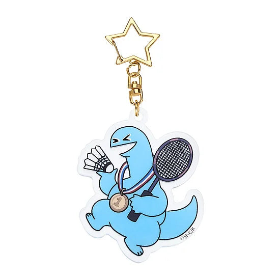 GoodSmile Moment Gal & Dino Glow-in-the-Dark Acrylic Keychain