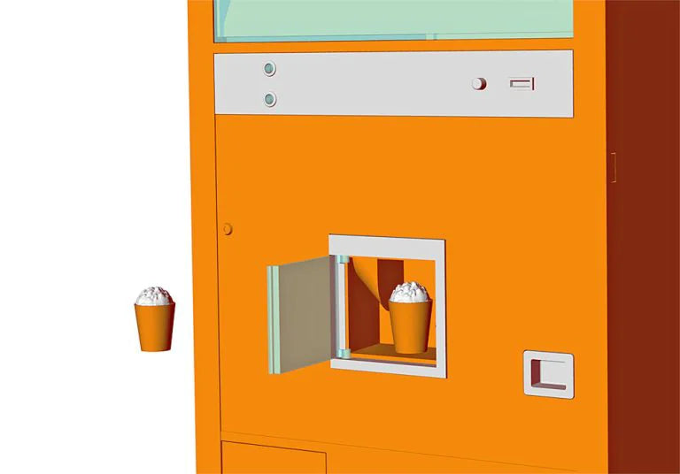 1/12 NOSTALGIC VENDING MACHINE (Popcorn)