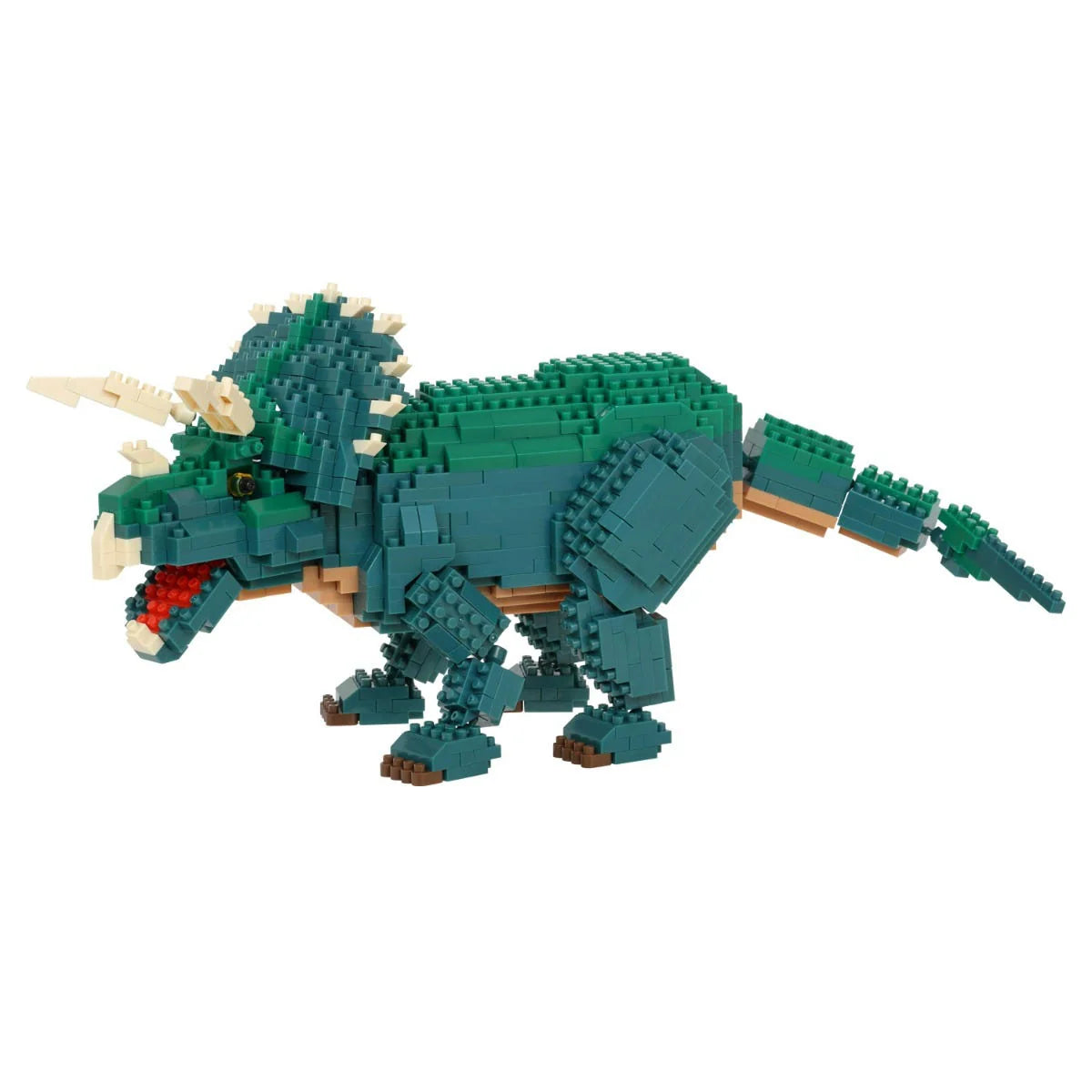 Kawada nanoblock Dinosaur Deluxe Edition Triceratops Model